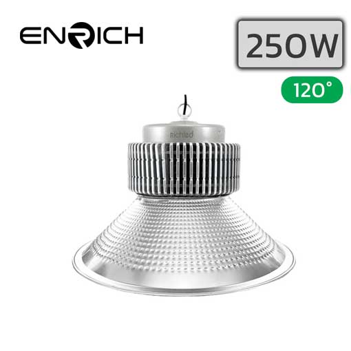 โคมไฮเบย์ LED รุ่น PLUS 250w ยี่ห้อ ENRICH (แสงขาว)