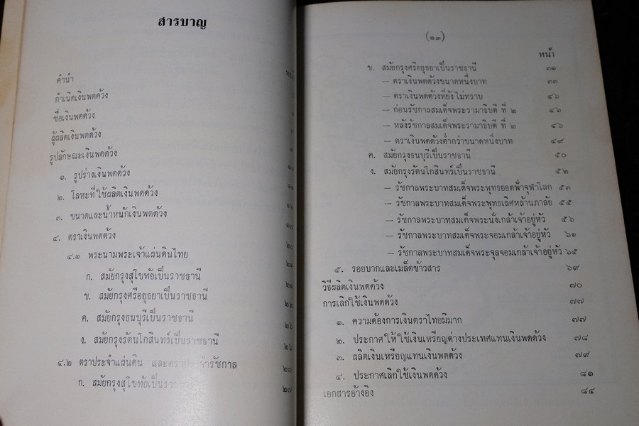 เงินพดด้วง โดย สดับ ธีระบุตร จัดพิมพ์เป็นอนุสรณ์นางละม้าย ธีระบุตร ปี 2515 (สอบถาม)