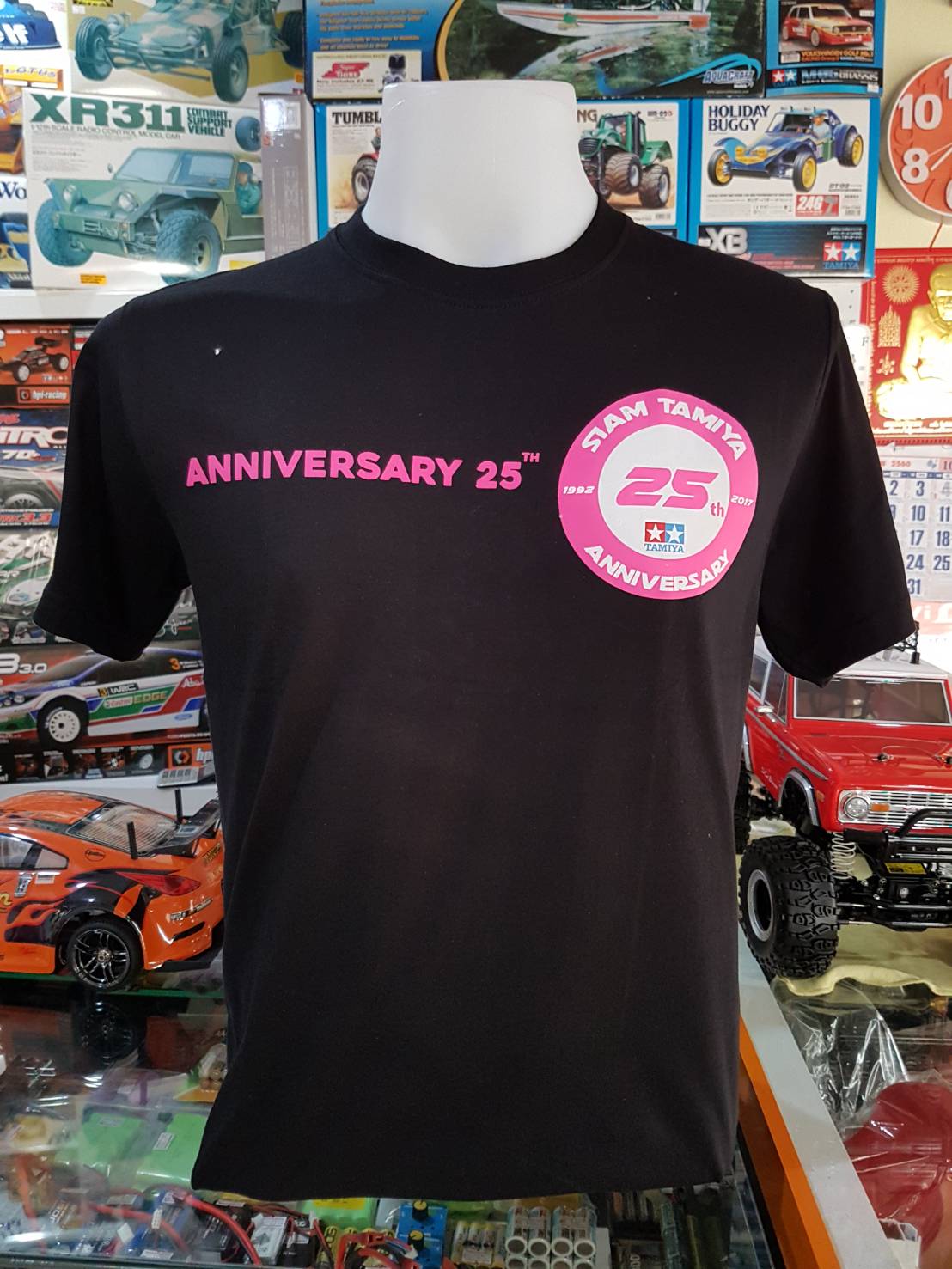 Tamiya T-Shirt Black (25th Anniversary Siam Tamiya).