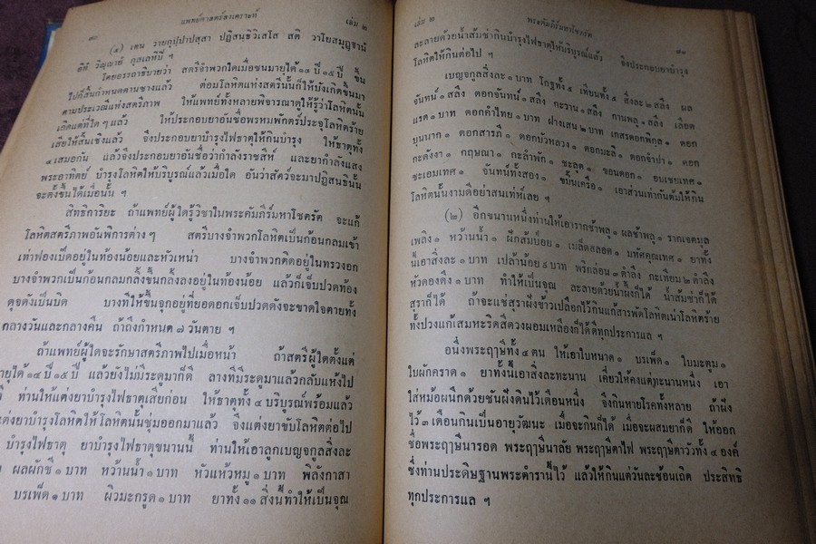 ตำราเเพทย์ศาสตร์สงเคราะห์ ปกเเข็ง 2 เล่มจบ ปี 2495 เเละ 2505 (พรีออเดอร์-สอบถาม)