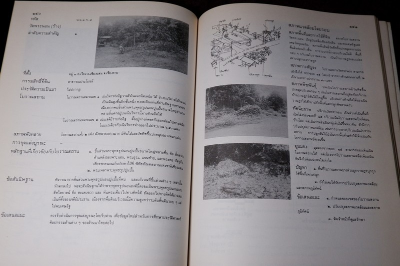 เมืองเจียงเเสน รายงานสำรวจโบราณสถาน โดย กรมศิลปากร หนา 227 หน้า ปี 2530