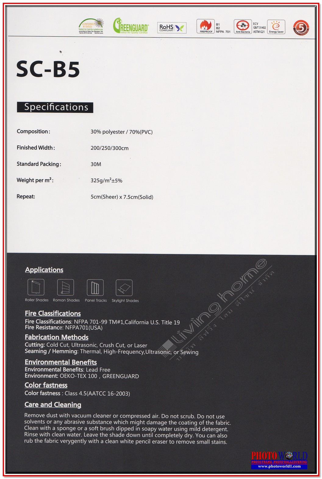 เลือกผ้าม่าน ม่านม้วนซันสกรีน "SPECIAL FABRIC SUNSCREEN ROLLER BLINDS" ผ้าม่าน ม่าน มู่ลี่ มู่ลี่ไม้ ม่านม้วน วอลเปเปอร์ รับติดตั้ง ออกแบบ ราคาถูก ทุกประเภท ทุกรูปแบบ