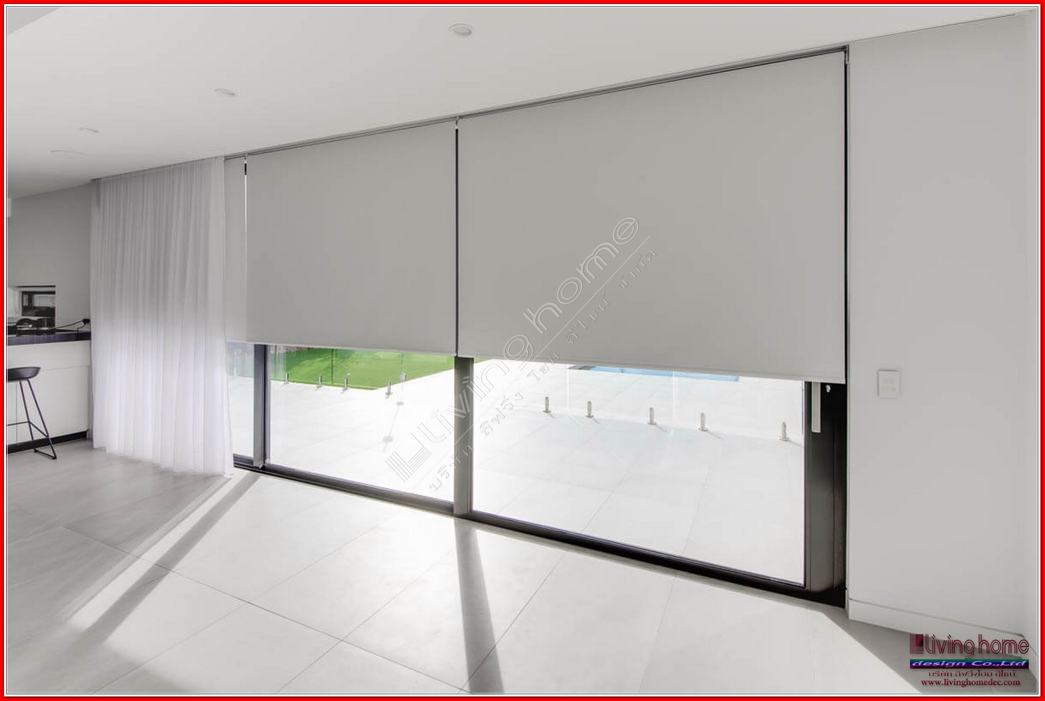 ม่านม้วน ทึบแสง "BLACK OUT ROLLER BLINDS" ผ้าม่าน ม่าน มู่ลี่ มู่ลี่ไม้ ม่านม้วน วอลเปเปอร์ รับติดตั้ง ออกแบบ ราคาถูก ทุกประเภท ทุกรูปแบบ
