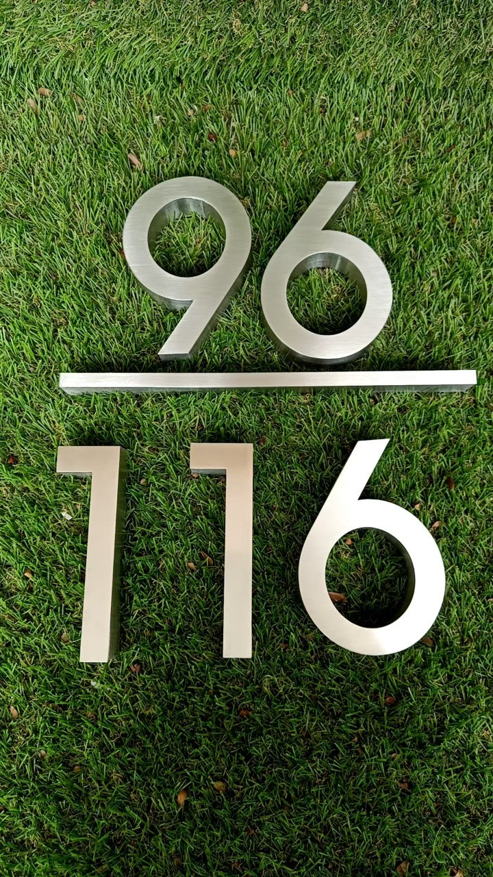 ป้ายตัวอักษร ป้ายบ้านเลขที่