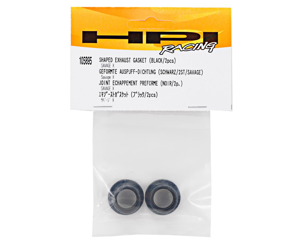 Shaped Exhaust Gasket (Black/.21 Size/2pcs.)