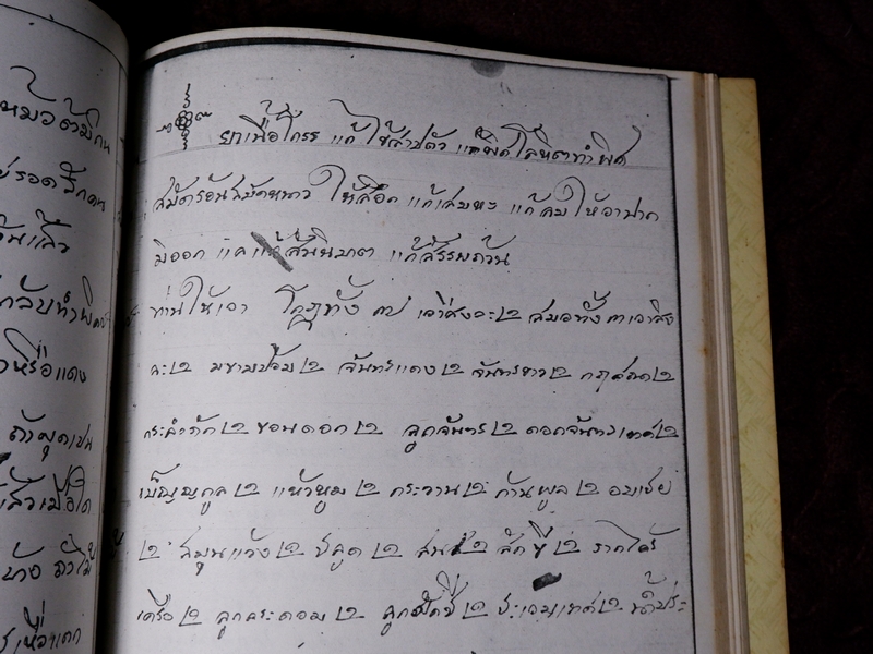 ตำรายาไทยเเผนโบราณ เขียนด้วยลายมือ เล่ม 3 ของ พระอาจารย์นิยม วัดเขาตะเครา จ.เพชรบุรี (Pre-Order สอบถาม)