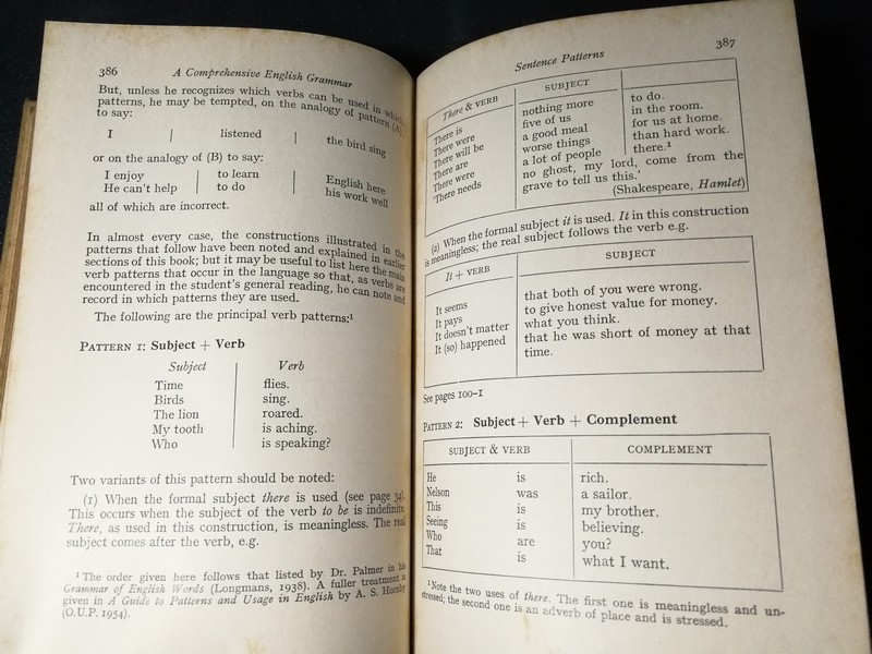 A Comprehensive English Grammar for foreign students by C.E.Eckersley & J.M.Eckersley ปกแข็ง ปี 1960