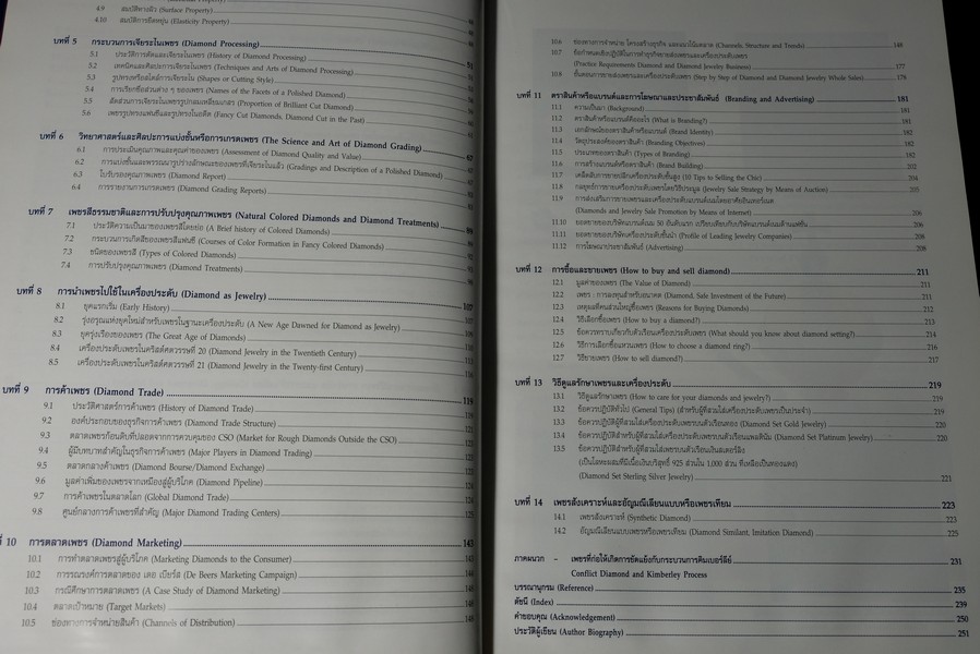 เพชร โดย ศ.ศักดา ศิริพันธุ์ ปกแข็ง พิมพ์ปี 2548