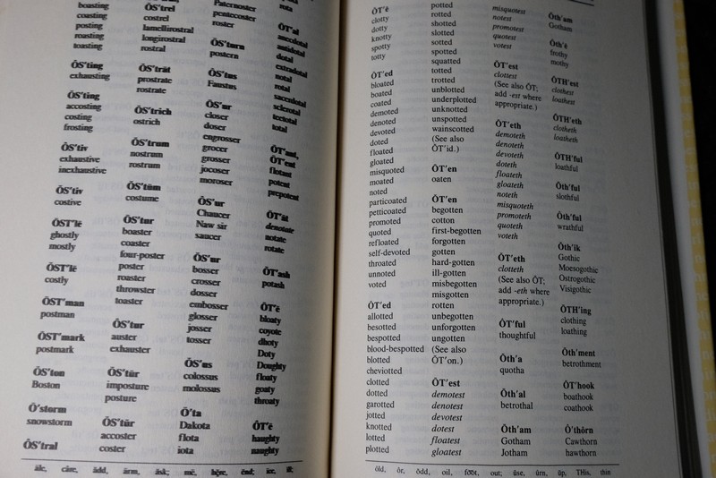 the complete rhyming dictionary by clement wood and ronald bogus