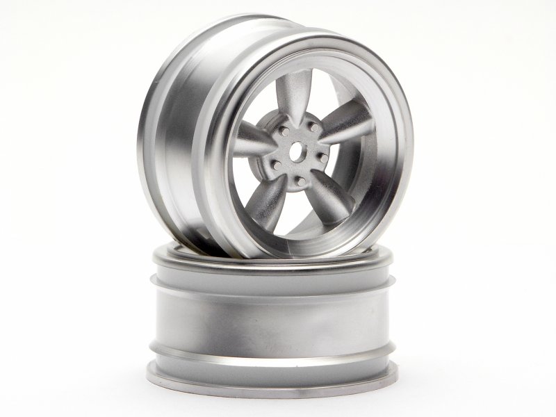 Vintage 5 Spoke Wheel 26mm Matte Chrome (0mm Offset).