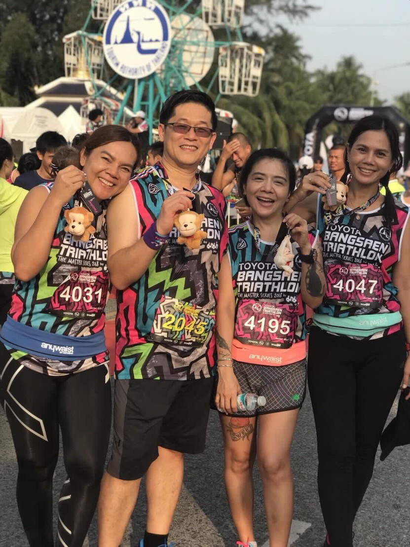 Anywaist สายคาดเอวนักกีฬา สีน้ำเงิน (BLUE)