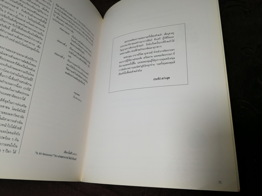 นิทรรศการเชิดชูเกียรติ ผ.ศ.ประทีป สว่างสุข 9-30 มิ.ย. 2537