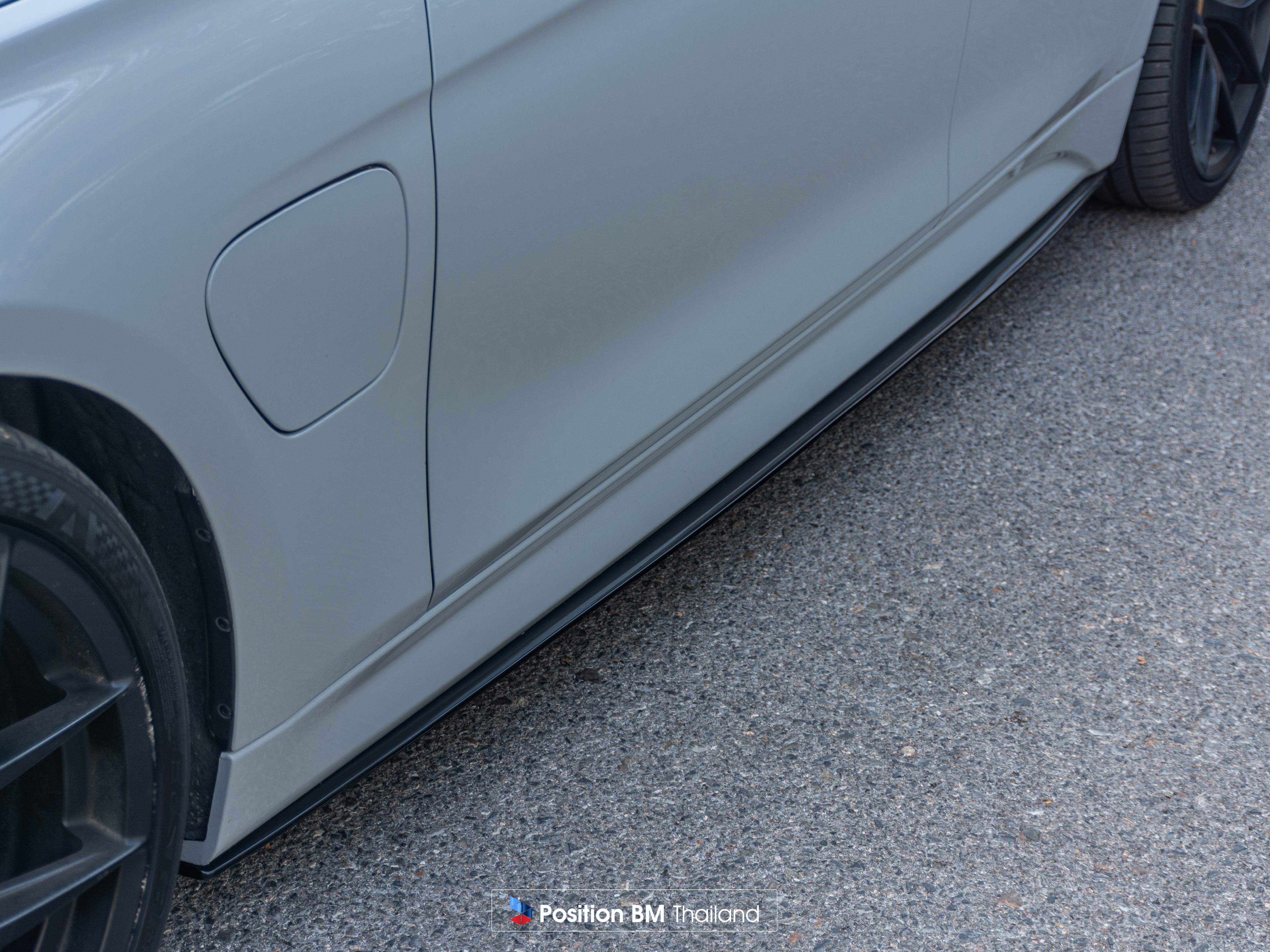 Side Skirts Black ABS