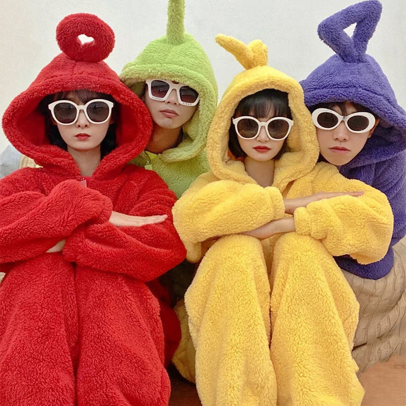 ชุดนอนมาสคอต เทเลทับบี้ /Teletubbies / สีม่วง
