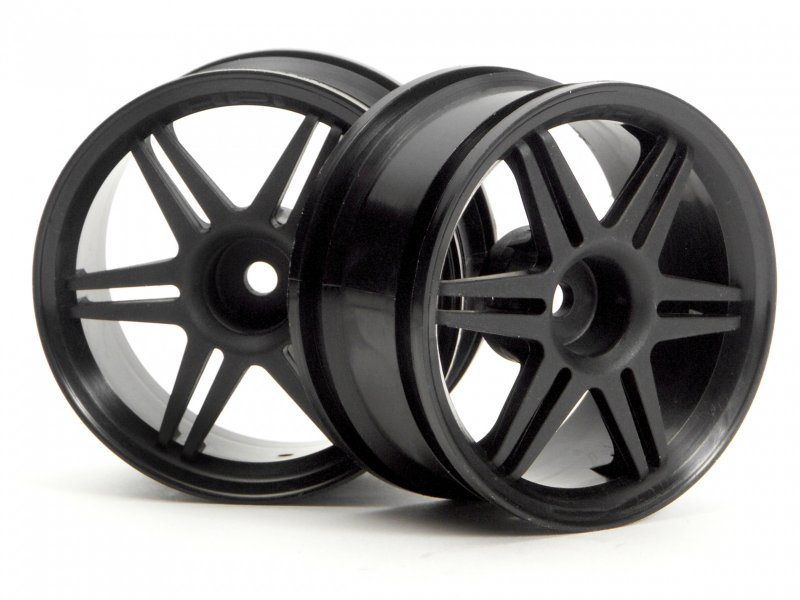 12 SPOKE CORSA WHEEL BLACK 26mm (3mm OFFSET)