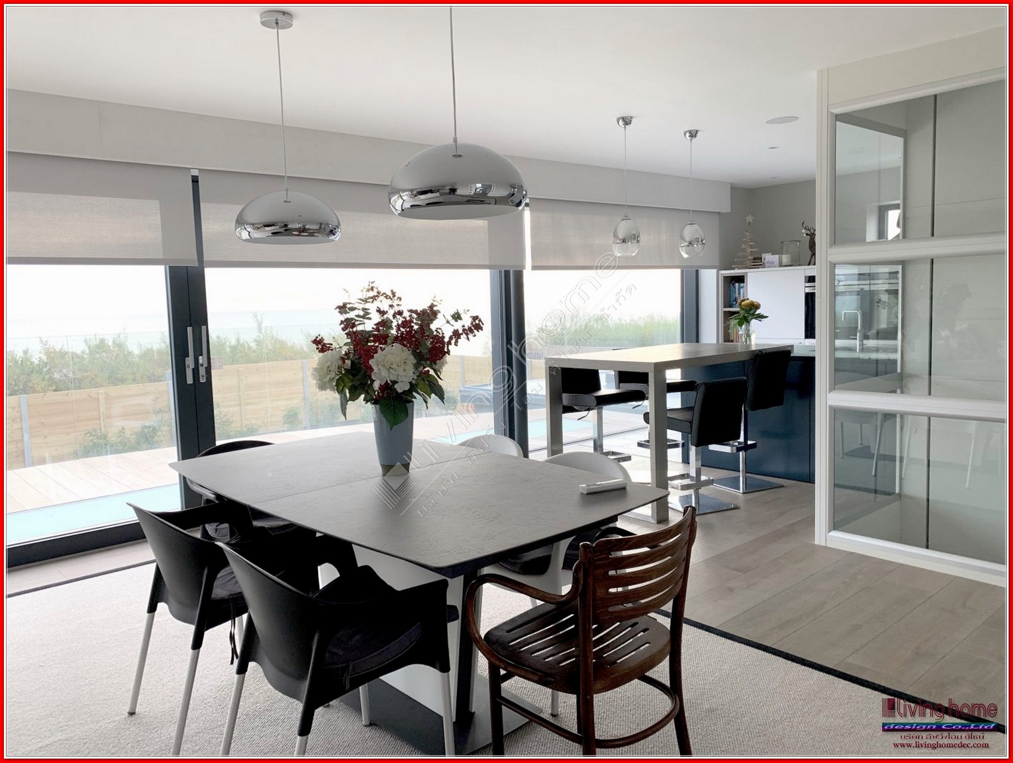 ม่านม้วน โปร่งแสง "SUNSCREEN ROLLER BLINDS" ผ้าม่าน ม่าน มู่ลี่ มู่ลี่ไม้ ม่านม้วน วอลเปเปอร์ รับติดตั้ง ออกแบบ ราคาถูก ทุกประเภท ทุกรูปแบบ