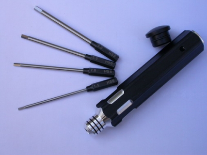 Interchangeable Hex Driver Set (1.5/2.0/2.5/3.0 mm.)