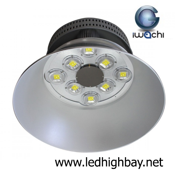 โคมไฮเบย์ LED 400w รุ่นมีพัดลมระบายความร้อน ยี่ห้อ Iwachi (แสงส้ม)