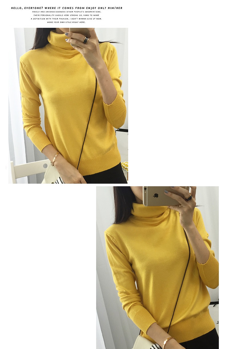 พรีออเดอร์ - เสื้อไหมพรมแขนยาว Pre - ST691 (สีเหลือง)