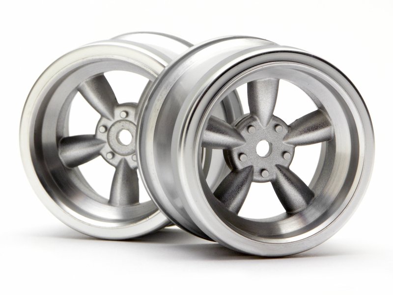 Vintage 5 Spoke Wheel 31mm Matte Chrome (6mm Offset).