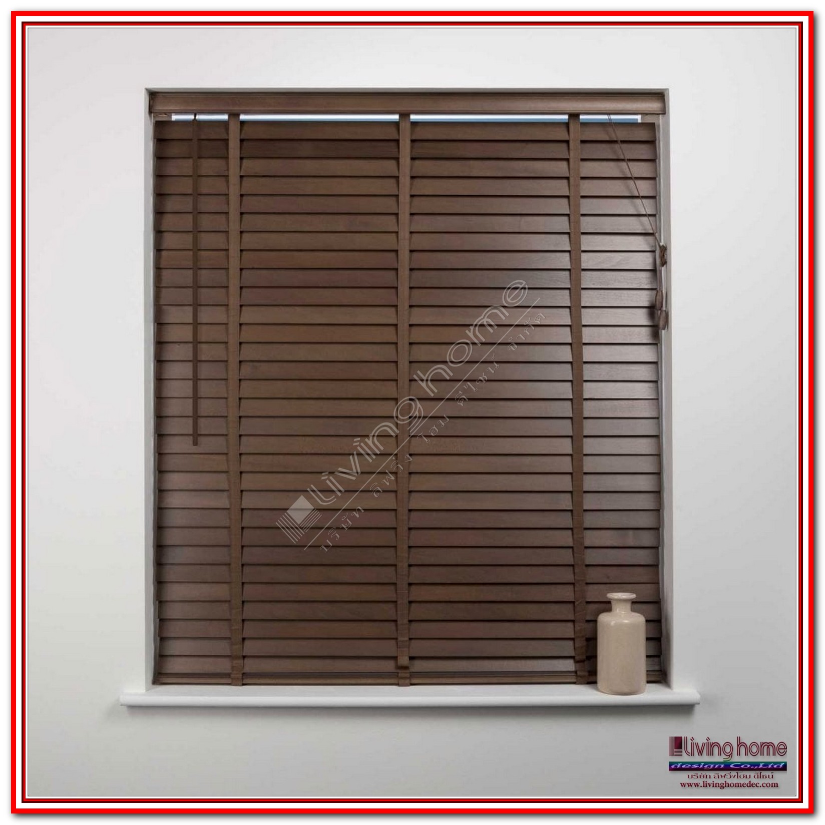 มู่ลี่ไม้รามิน(RAMINWOOD WOODEN BLINDS) ผ้าม่าน ม่าน มู่ลี่ มู่ลี่ไม้ ม่านม้วน วอลเปเปอร์ รับติดตั้ง ออกแบบ ราคาถูก ทุกประเภท ทุกรูปแบบ