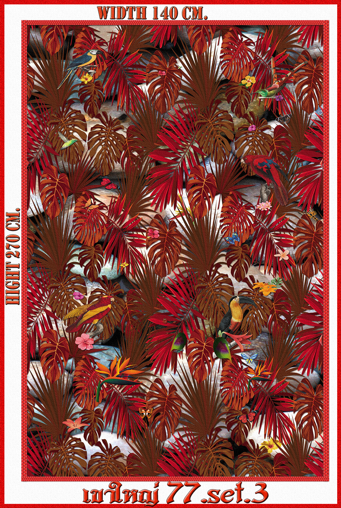 วอลเปเปอร์รูปภาพติดผนังสั่งทำ เขาใหญ่ 77(ลายใใหญ่) มีภาพให้เลือกกว่า 50,000 ภาพ ออกแบบกราฟฟิค หรือ รูปภาพตามที่ท่านกำหนด ในสไตล์ท่านเอง "custom made"