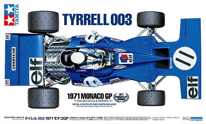 Tyrrell 003 1971 Monaco GP (1/12 Scale)
