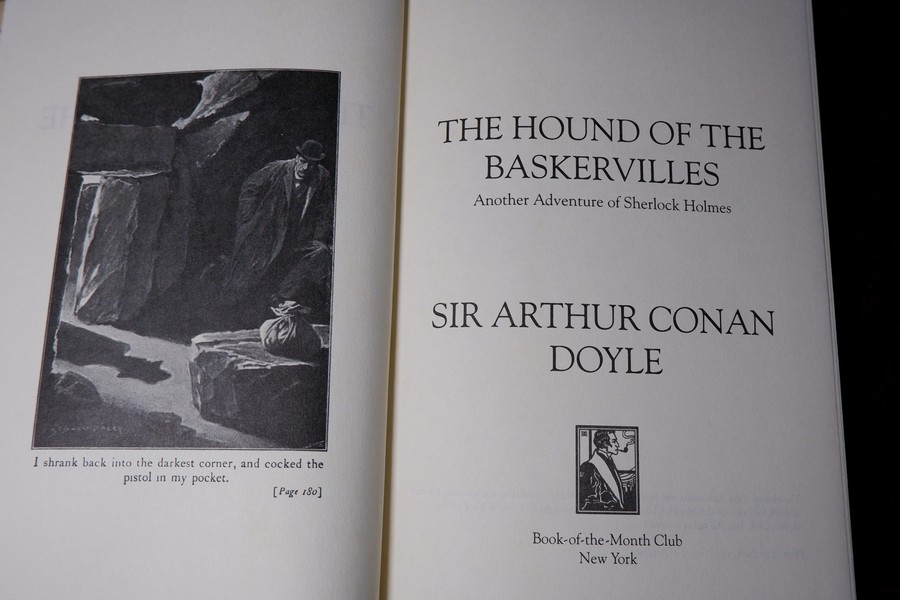 ชุด sherlock holmes by sir artur conan doyle ปกเเข็ง 8 เล่ม ปี 1994 (print in usa)
