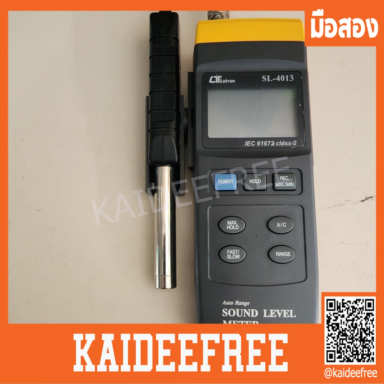 LUTRON SL-4013 เครื่องวัดเสียง มือสอง