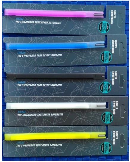 ซิลิโคนรัดศรีษะกันเหงื่อ | Silicone Gutter by anyhead