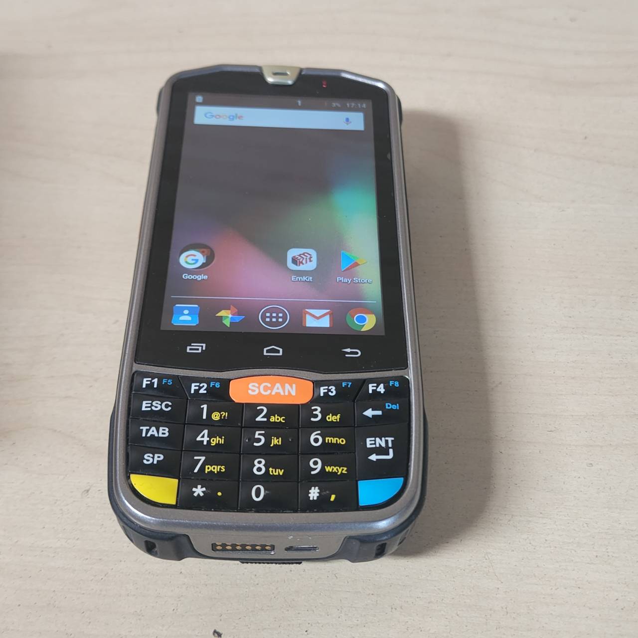 เครื่องอ่านบาร์โค้ดมือถือ Point Mobile PM66 มือสอง