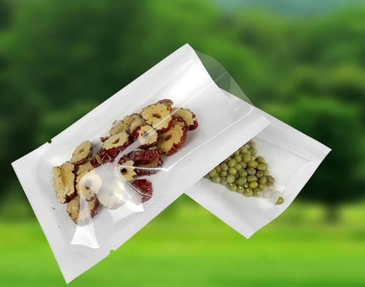 ถุงแบนหน้าใส หลังขาว ซีล 3 ด้าน