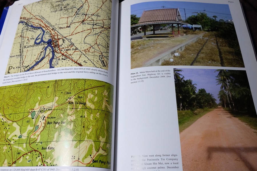 The Railway Atlas of Thailand Laos and Cambodia by B.R.Whyte พิมพ์ปี 2010