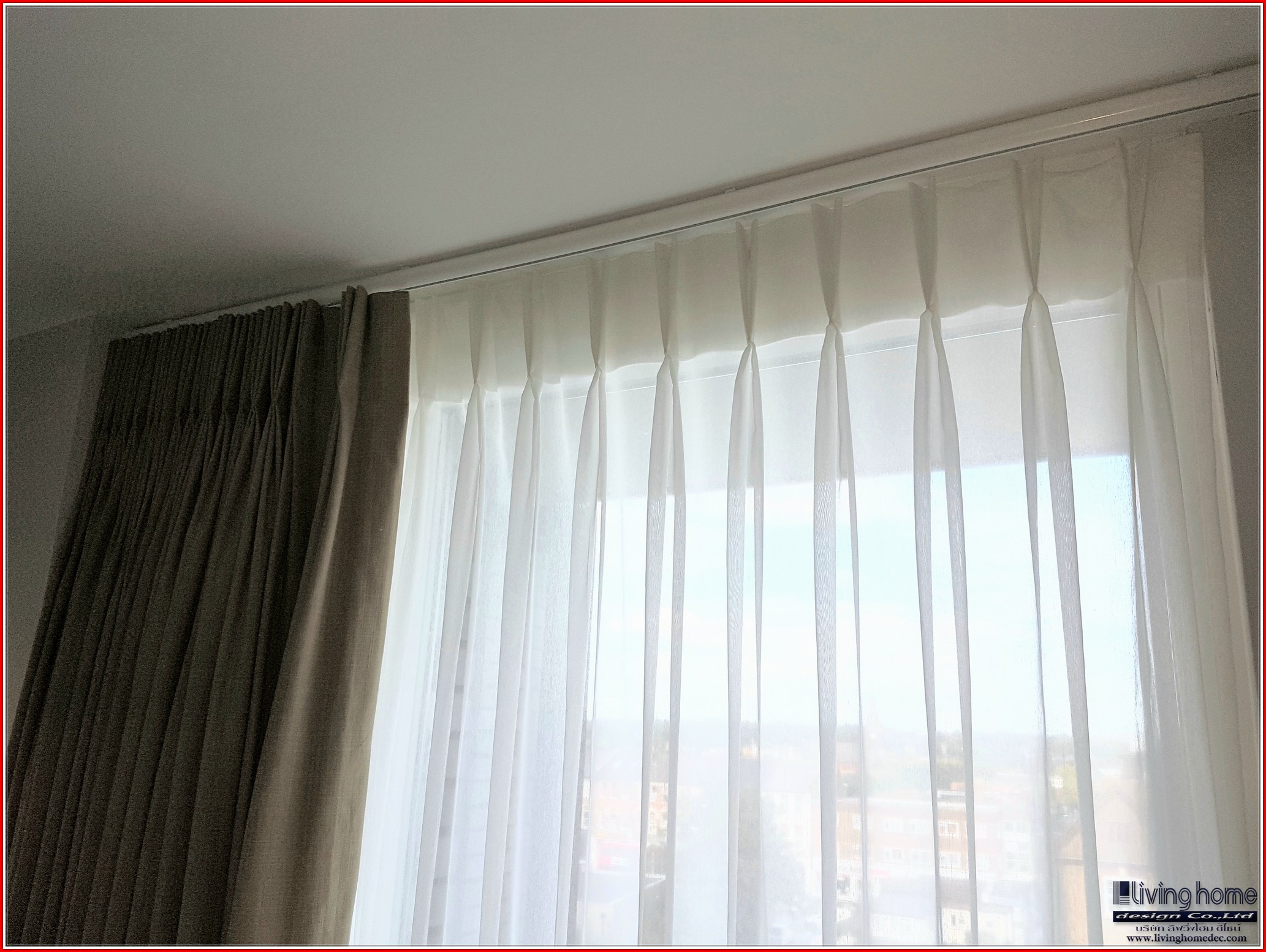 ม่านโปร่ง (Day Curtains) ผ้าม่าน ม่าน มู่ลี่ มู่ลี่ไม้ ม่านม้วน วอลเปเปอร์ รับติดตั้ง ออกแบบ ราคาถูก ทุกประเภท ทุกรูปแบบ