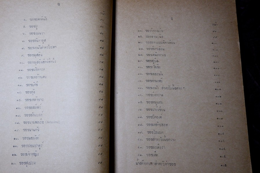 ตำราอาหารคาวหวาน โดย มจ.สิบพันพารเสนอ โสณกุล ปี 2496 (สอบถาม)