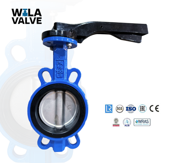 Butterfly valve wafer type Lever DN50