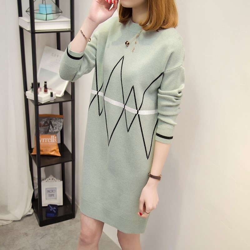 พรีออเดอร์ - เดรสไหมพรม Pre - DT160 (สีเขีียว)