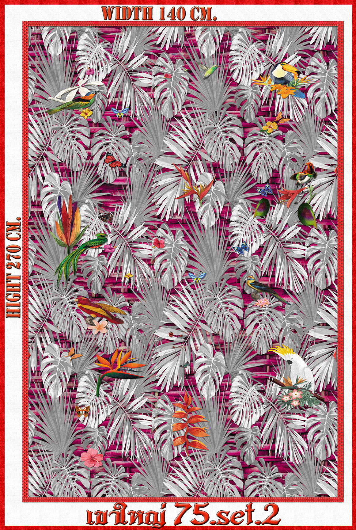 วอลเปเปอร์รูปภาพติดผนังสั่งทำ ขาใหญ่ 75(ลายใใหญ่) มีภาพให้เลือกกว่า 50,000 ภาพ ออกแบบกราฟฟิค หรือ รูปภาพตามที่ท่านกำหนด ในสไตล์ท่านเอง "custom made"