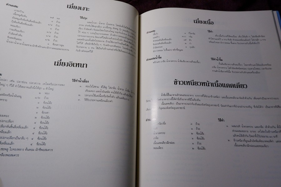 ตำรับเครื่องว่างเเละขนมไทย โดย กรมอาชีวศึกษา ปกเเข็ง 165 หน้า ปี 2535
