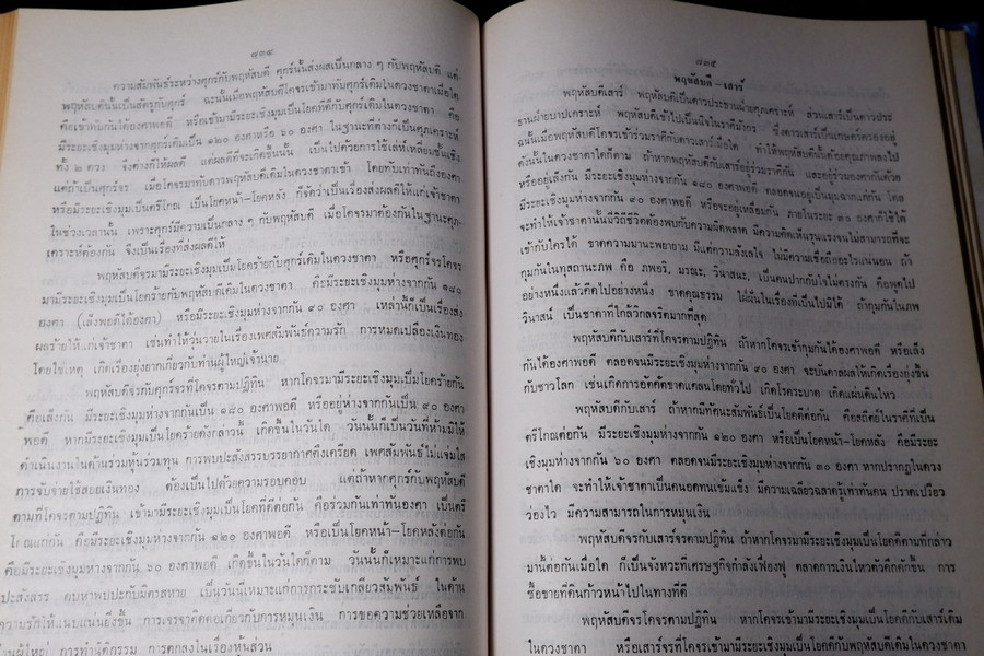 เเนวทางศึกษาโหราศาสตร์ โดย อ.เทพย์ สาริกบุตร ปกแข็ง 852 หน้า ปี 2518 (สอบถาม)