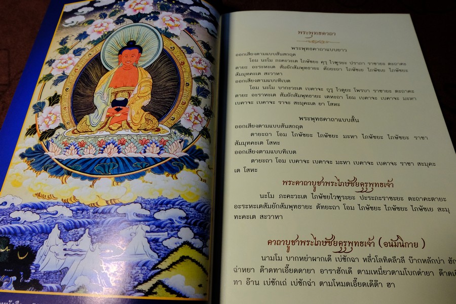 พระไภษัชยคุรุไวฑูรยประภาตถาคต พระพุทธเจ้าบรมครูเเห่งการเเพทย์ ปี 2558