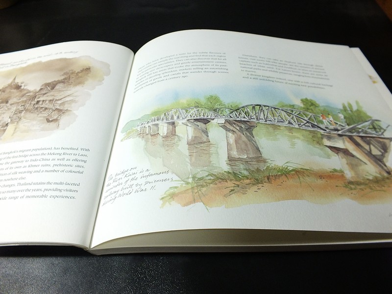 Thailand Sketchbook PORTRAIT OF THE KINGDOM (Painting by Taveepong Limapornvanich. Text by William Warren)