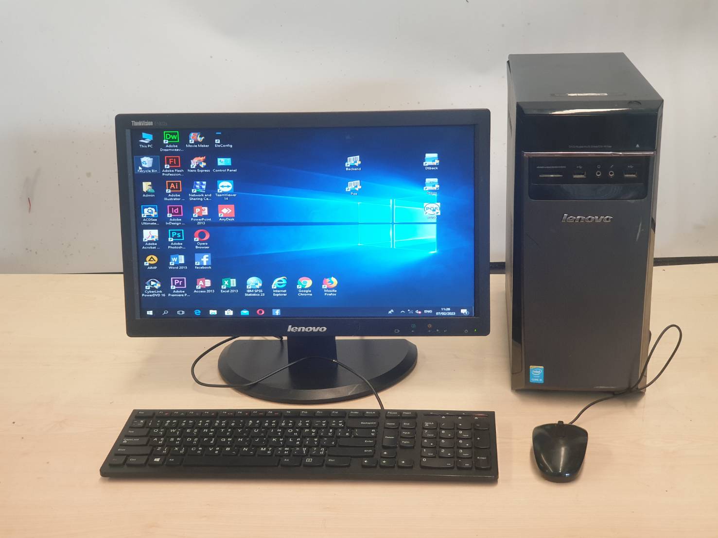 ชุดคอม lenovo i5 พร้อมจอ มือสอง