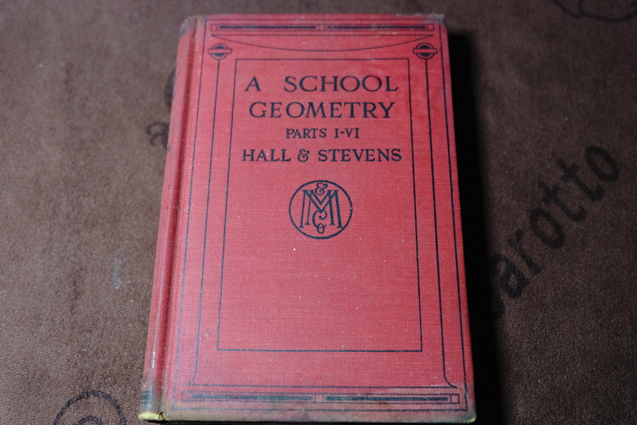 A School Geometry Part 1-6 by H.S.HALL & F.H.STEVENS ปกแข็ง ปี 1967
