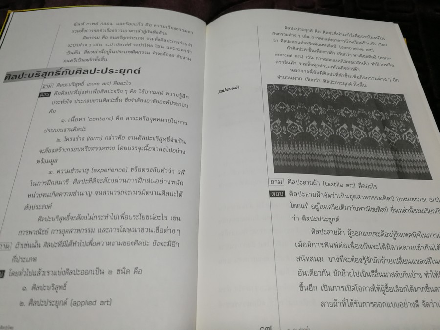 ถาม-ตอบ ศิลปะไทย โดย น.ณ ปากน้ำ (สนพ.สารคดี) หนา 343 หน้า พิมพ์ปี 2540