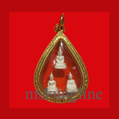 พระแก้วมรกต3ฤดูเนื้อเงิน พิมพ์เล็ก
