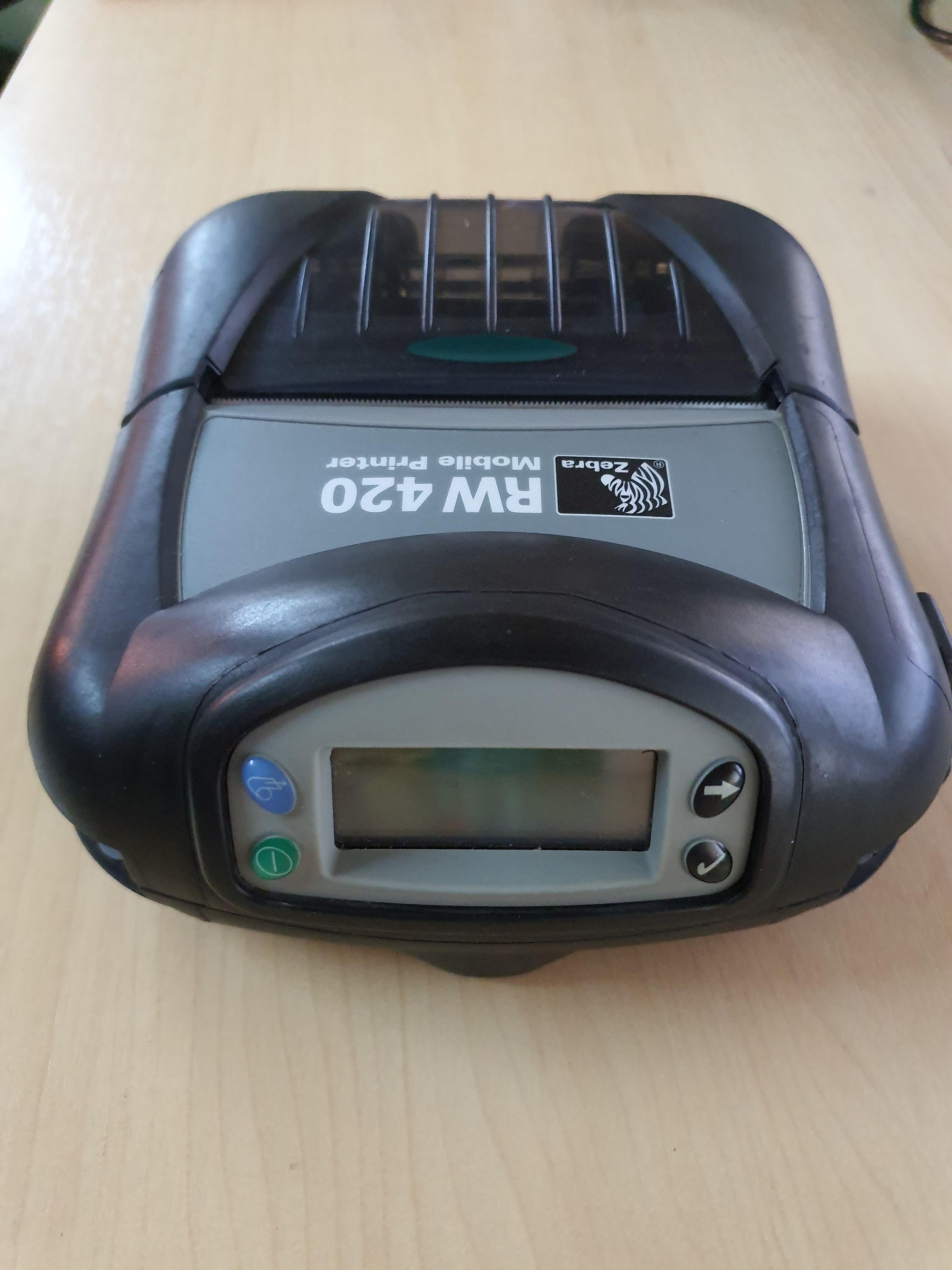 เครื่องพิมพ์บาร์โค้ดแบบพกพา Zebra RW420 Mobile Printer มือสอง(WireLess Wifi)