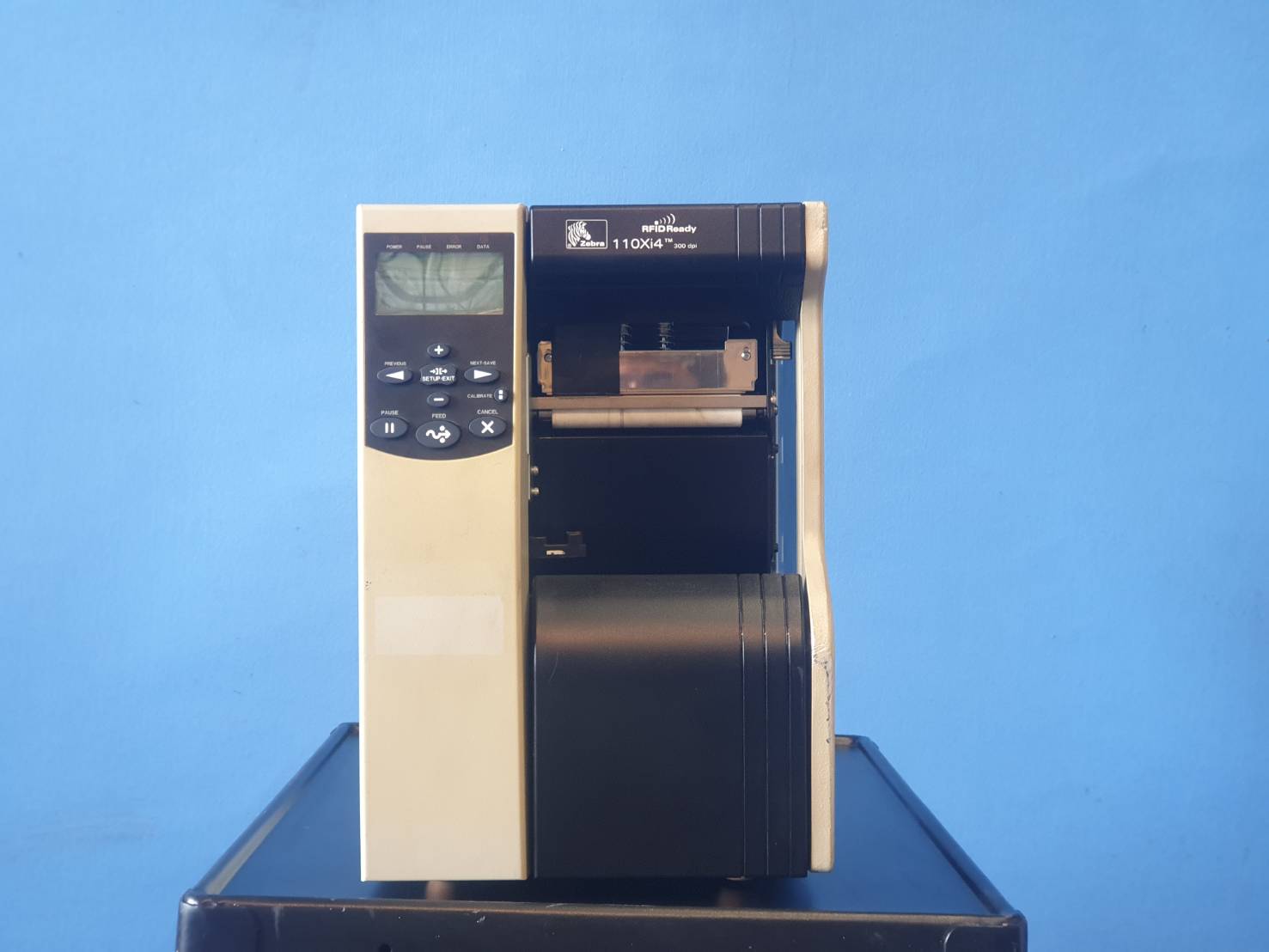 เครื่องพิมพ์สติ๊กเกอร์บาร์โค้ด แบบอุตสาหกรรมZEBRA รุ่น 110Xi4 203 DPI มือสอง