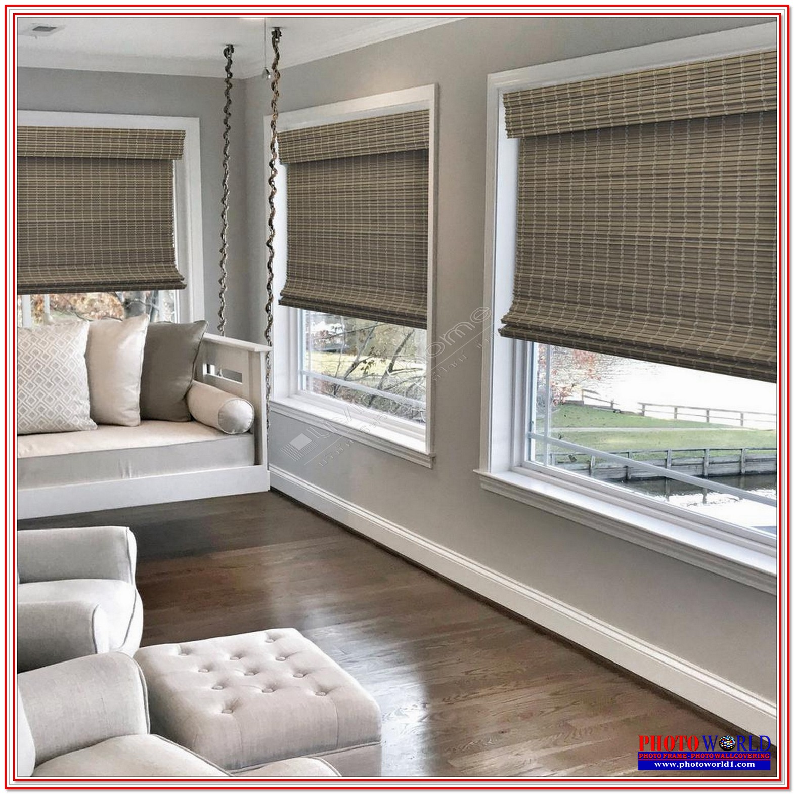 มู่ลี่ไม้ไผ่ "Bamboo Wooden Blinds" ผ้าม่าน ม่าน มู่ลี่ มู่ลี่ไม้ ม่านม้วน วอลเปเปอร์ รับติดตั้ง ออกแบบ ราคาถูก ทุกประเภท ทุกรูปแบบ