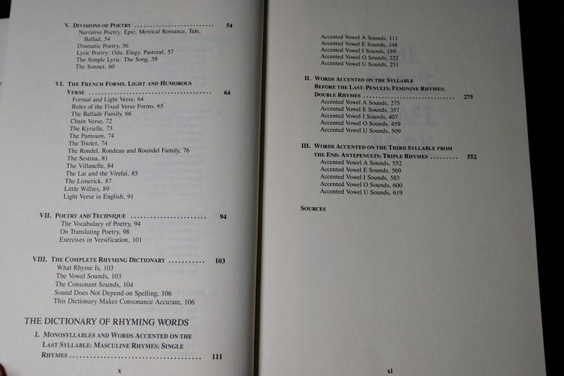 the complete rhyming dictionary by clement wood and ronald bogus